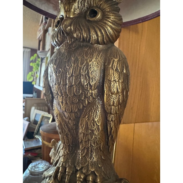 Owl Sconce in Brass by Loevsky & Loevsky, Circa 1960s For Sale - Image 9 of 12