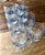 Mid 20th Century Blue Willow Wine Glasses Set 8 For Sale - Image 10 of 12