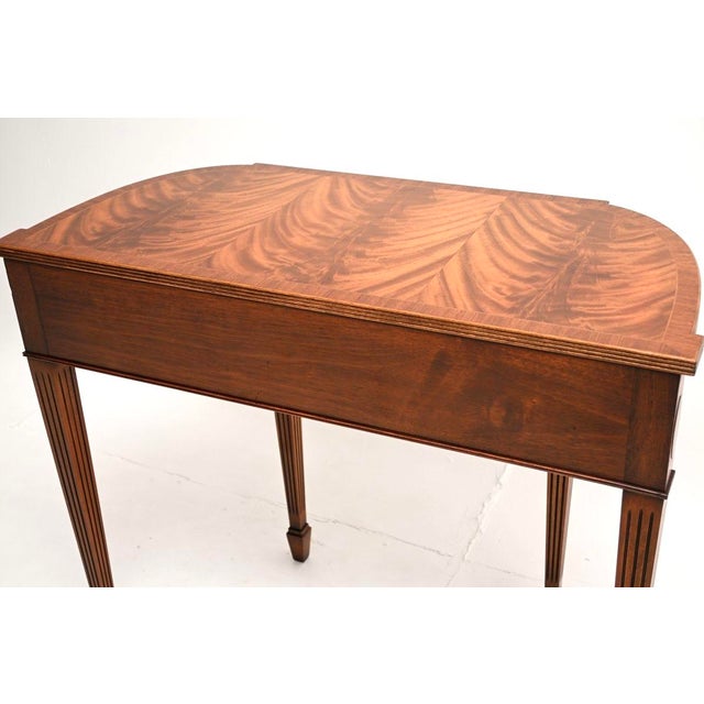 Antique Georgian Inlaid Console Table, 1930 For Sale - Image 10 of 11