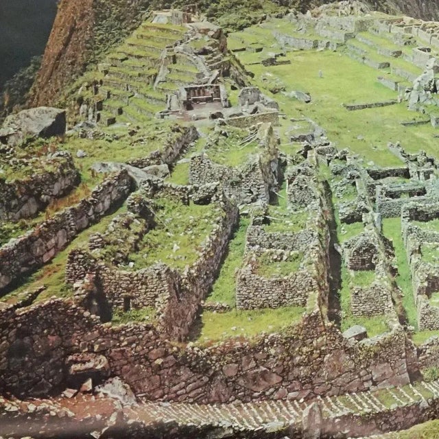 Macchu Picchu Inca City Peru Photo Poster, 1970s For Sale - Image 4 of 6