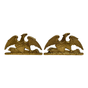 Pair of Virginia Metalcrafters Brass Eagle Bookends