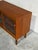 Pair of Danish Mid Century Modern Teak Glass Door Cabinets Display Credenzas Bookcases For Sale - Image 4 of 10