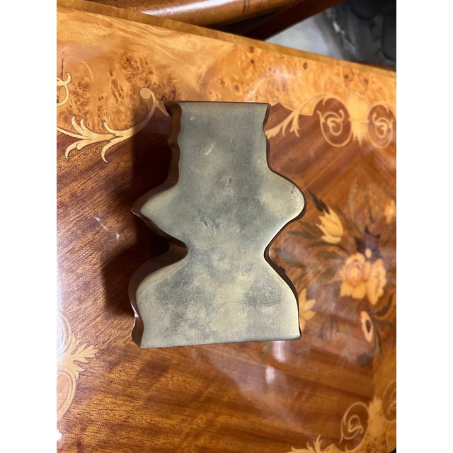 Metal Vintage Brass Clown Bookend, Door Stopper For Sale - Image 7 of 11