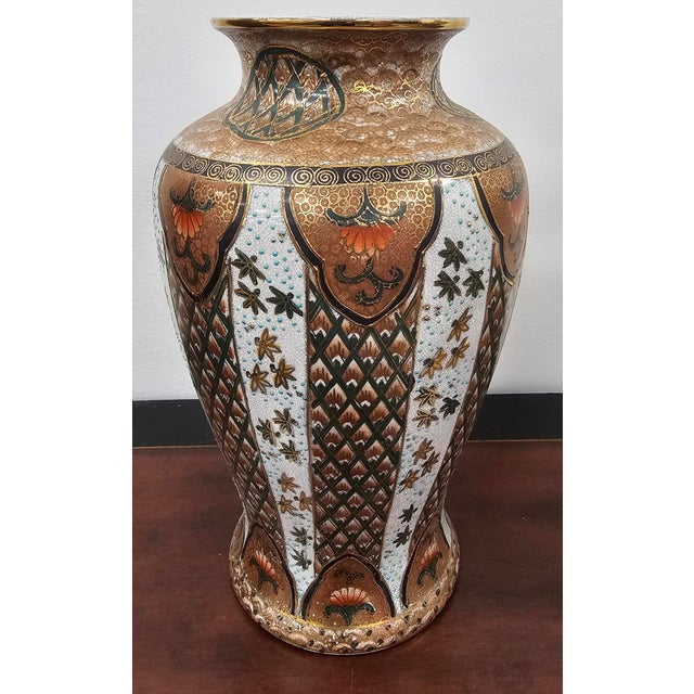 19th Century Meiji Japanese Satsuna Enanel Porcelain Vase For Sale In Washington DC - Image 6 of 8