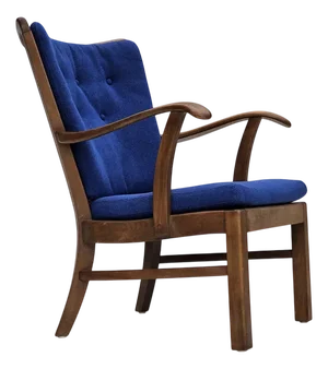 Danish Easy Armchair in Wool Fabric and Beech Wood by Fritz Hansen, 1960s