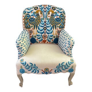 Anthropologie Jimena Accent Chair--Linen For Sale