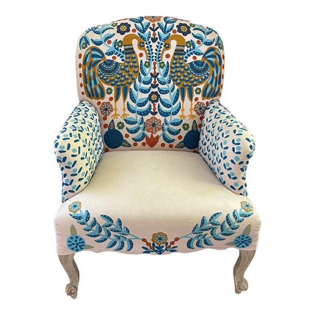 Anthropologie Jimena Accent ChairLinen Chairish
