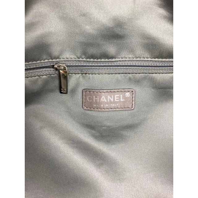 Chanel White Pocket in The City Tote