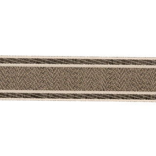 Schumacher Nightfall Skyline Tape Trim In Metallic Brown For Sale