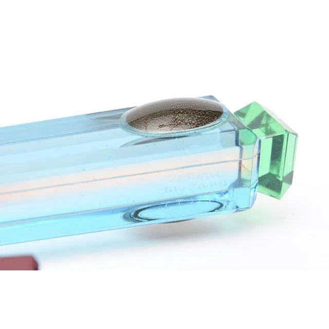 Vintage Murano Rare Glass Sword Sculpture or Object Signed by Venini, Italy, 1970's For Sale In Miami - Image 6 of 10