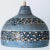 Bowl Blue Ceramic Pendant Light, Denmark, 1970 For Sale - Image 11 of 12