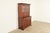 Kittinger Kittinger Georgian Carved Mahogany Breakfront Bookcase Cabinet For Sale - Image 4 of 18