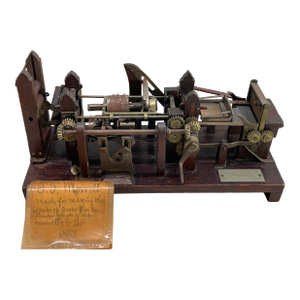 1862 Documented Patent Model for Book Pages