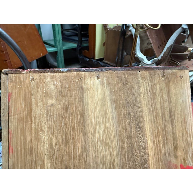 Paint Antique Japanese Tansu Campaign Style Clothing Chest For Sale - Image 7 of 12
