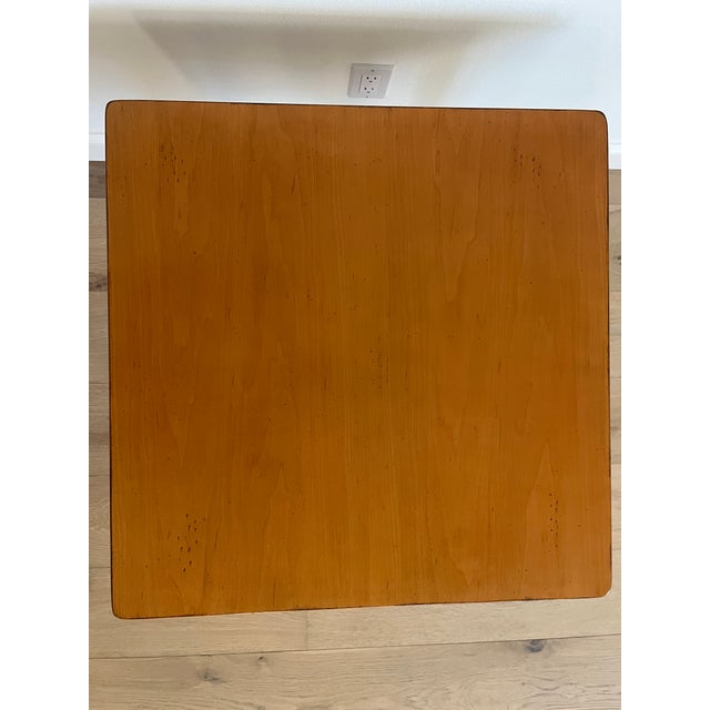 1990s 1990s Solid Maple Wood Square Side Table For Sale - Image 5 of 9