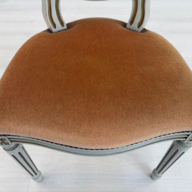 French Louis XVI Style Dining Chairs – Set of 6 For Sale - Image 10 of 13