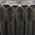 Jamie Young Boa Table Lamp, Indigo Etched Glass For Sale - Image 4 of 6