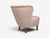 Beige Carl-Johan Boman, Lounge Chairs, Beige Linen, Wood, Finland, 1950s For Sale - Image 8 of 11
