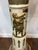 1950's Italian Plaster Cherub Pedestal Jardinier Gold For Sale - Image 10 of 12