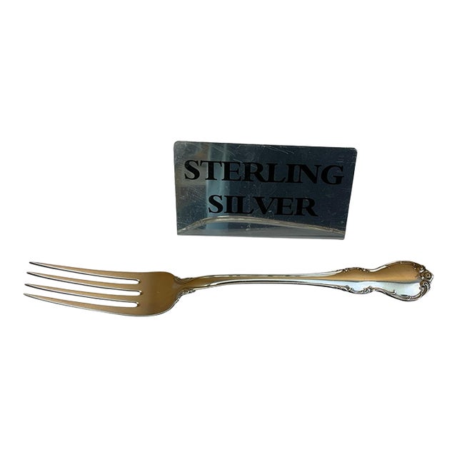1970s Towle French Provincial Sterling Dinner Place Fork For Sale