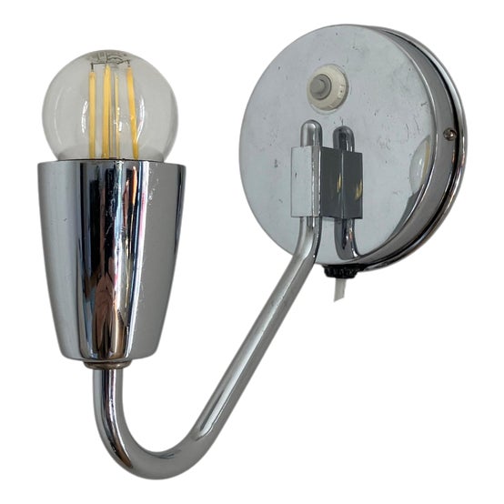 Functionalist Wall Lamp from Zukov, Czechoslovakia, 1940s For Sale