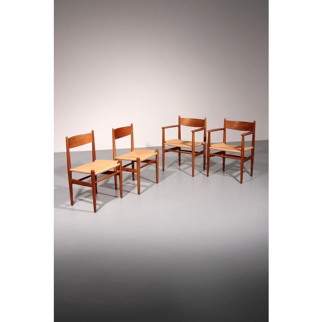 Dining Chairs by Hans Wegner for Carl Hansen & Søn, Denmark, 1960s, Set of 4 For Sale - Image 16 of 16