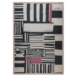 Modern Abstract Geometric Flat-Weave Kilim Rug by Doris Leslie Blau For Sale