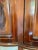 Antique Edwardian Inlaid Mahogany Shaped Display Cabinet For Sale - Image 15 of 17