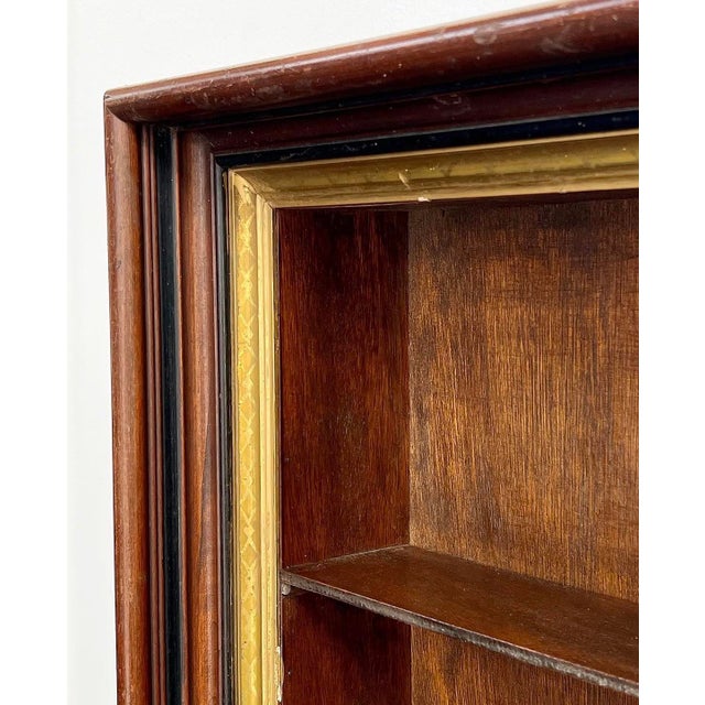 Antique Shadow Box Frame Wall Shelf For Sale - Image 4 of 6