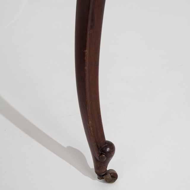 Louis XV Desk with Brass Details on Casters, Rococo Style, France, 19th Century For Sale - Image 9 of 14