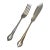 1980s Silver 1 Pair Fish Eaters, Fish Fork & Fish Knife, Chesterfield. For Sale