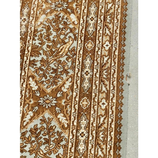 Blue Large Vintage Tree of Life Pattern Rug, 1960 For Sale - Image 8 of 10