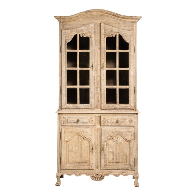 Louis XIV Oak Vitrine, Baroque Style, France, 19th Century For Sale