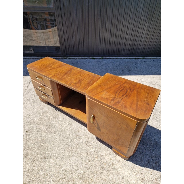 Art Deco Briar Console Table, 1930s For Sale - Image 3 of 15