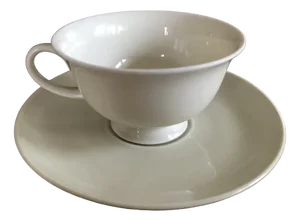 Porcelain Cup and Saucer from Rosenthal, 1942, Set of 2