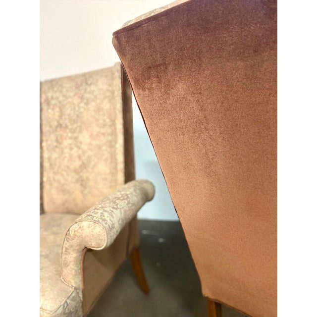 Textile Pair of 1950's Fireside Chairs Attributed to Lorin Jackson Grosfeld House For Sale - Image 7 of 13