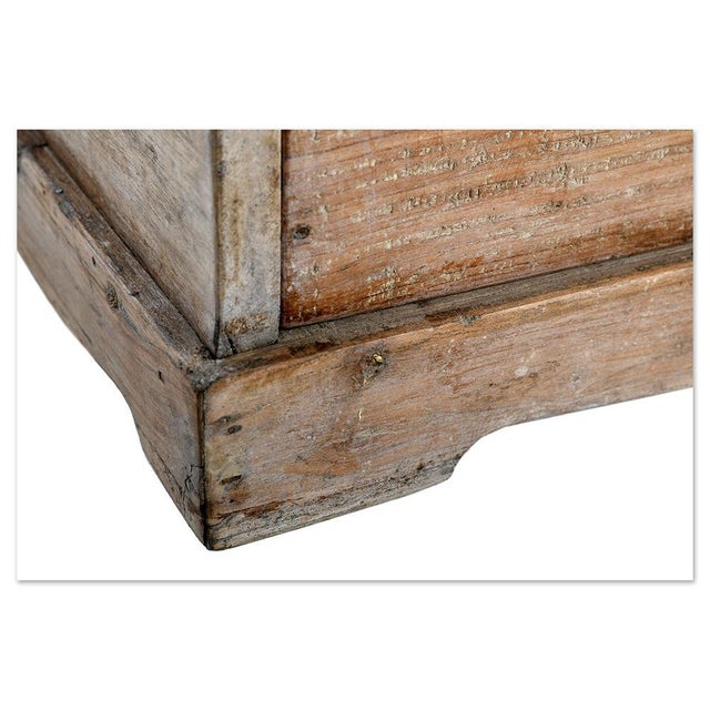 17 Drawer Wood Storage Cabinet For Sale - Image 9 of 10