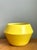 Vintage Yellow Geometric Ceramic Planter For Sale - Image 12 of 12
