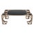 "Inizio" Coffee Table With Bronze and Stainless Steel, Handcrafted For Sale - Image 9 of 10