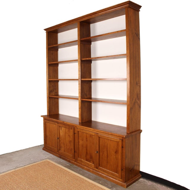 20th C. Large Italian Open Bookcase Chairish