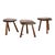 Set of Live Edge Side Tables For Sale