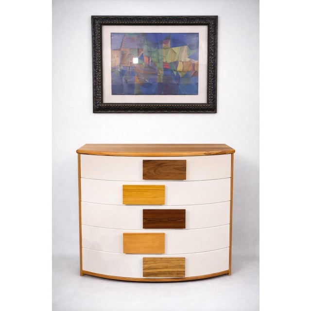Ivory Vintage Italian Chest of Drawers, 1970s For Sale - Image 8 of 11