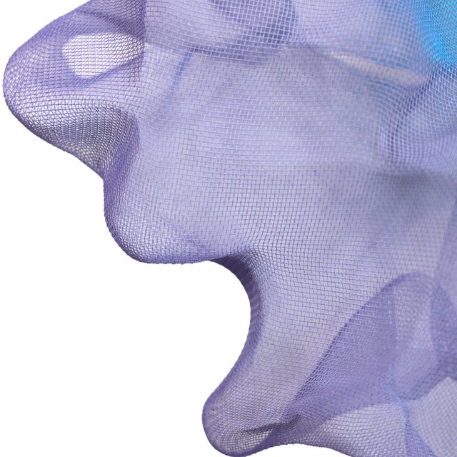 Cotton Candy Cumulus Blue Purple Orange - Abstract Three-Dimensional Wall Original Artwork by Atticus Adams For Sale - Image 4 of 11