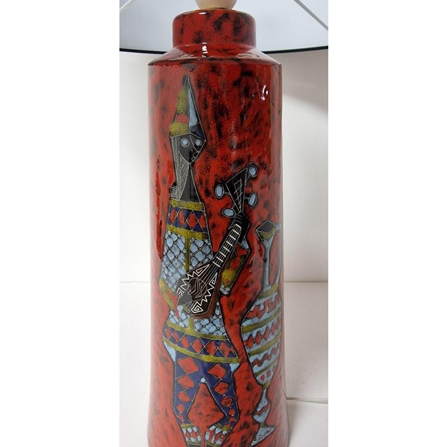 Blue Table Lamp by Cemas, Sesto Fiorentino, 1950s For Sale - Image 8 of 18