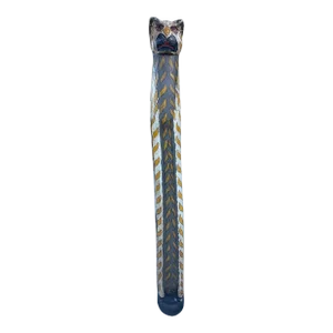 79in Tall Folk Art Wooden Cat Totem Pole Sculpture