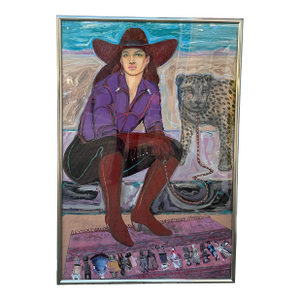 “Silence, Except From the Wind” Large Mixed Media Painting by Mick Reber