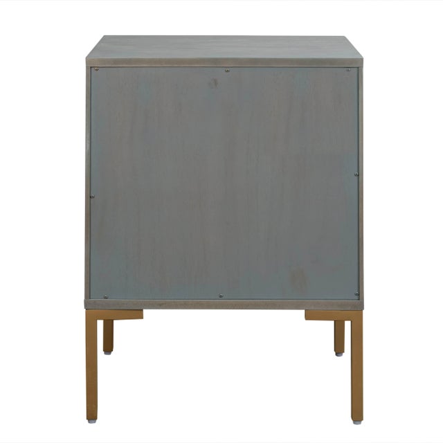 Quinn Gray Side Table For Sale - Image 9 of 12