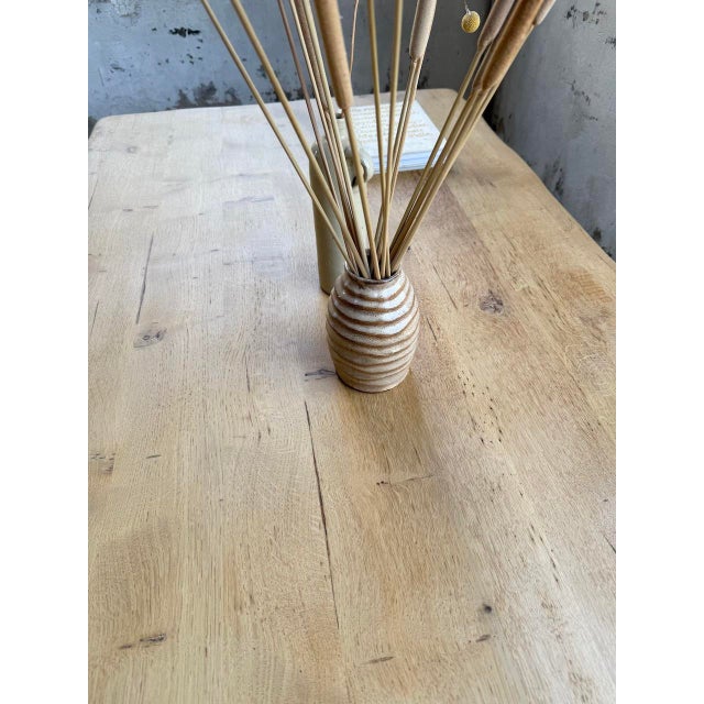 Vintage Oak Farm Table, 1960s For Sale - Image 15 of 18