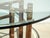Vintage McGuire Organic Modern Bamboo Rattan Round Dining Table W Leather Straps For Sale - Image 15 of 16