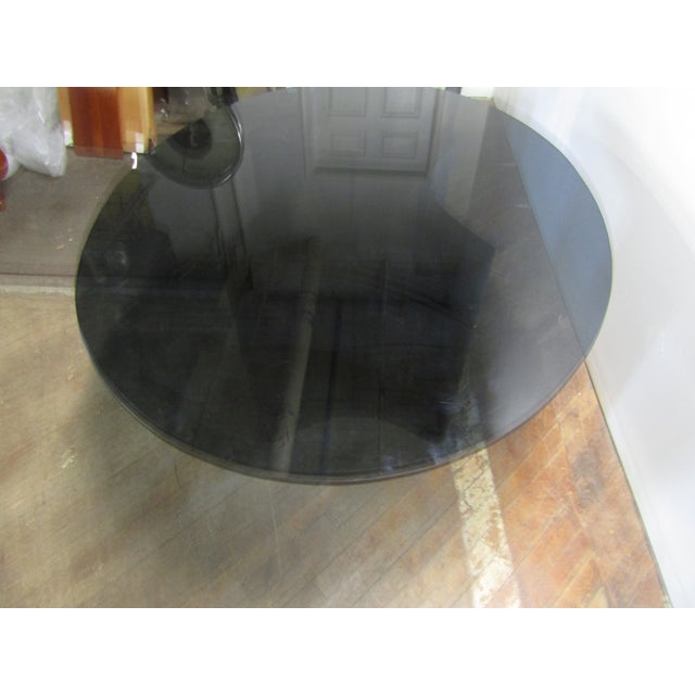 Black 1970's Chromcraft Casala Casalino Alexander Begge Smoked Acrylic Space Age Table and Four Chairs For Sale - Image 8 of 16